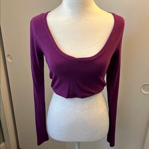 Garage Purple Women's Long Sleeve Top